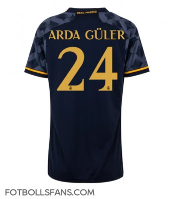 Real Madrid Arda Guler #24 Replika Bortatröja Damer 2023-24 Kortärmad